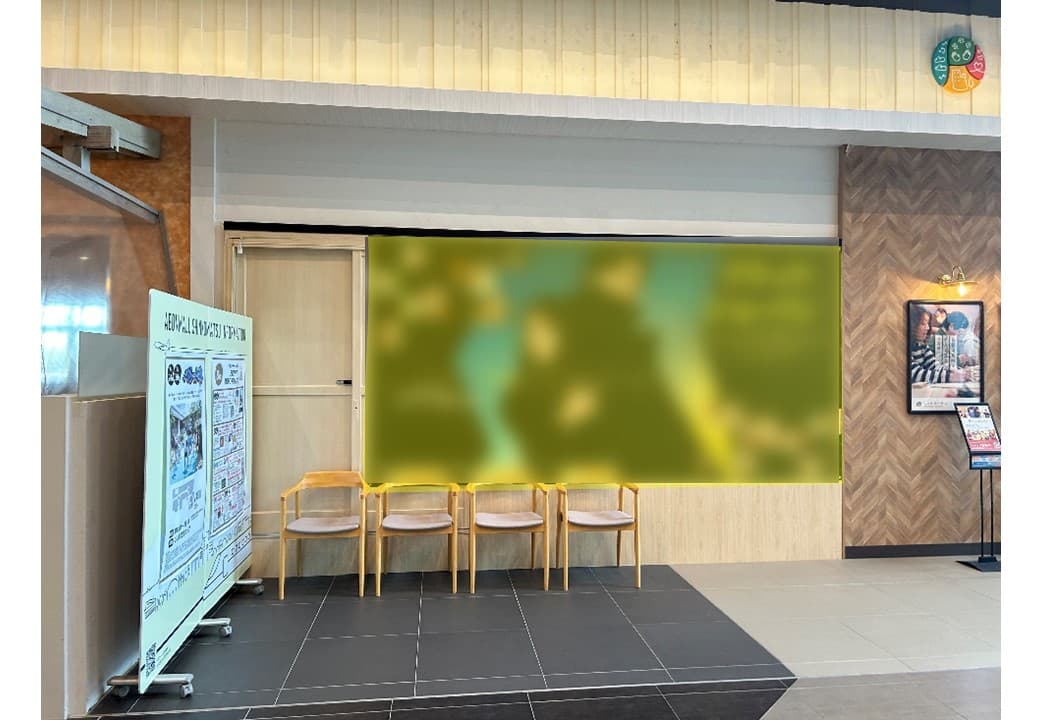 モール内広告 仮囲い壁(レストラン街②)1