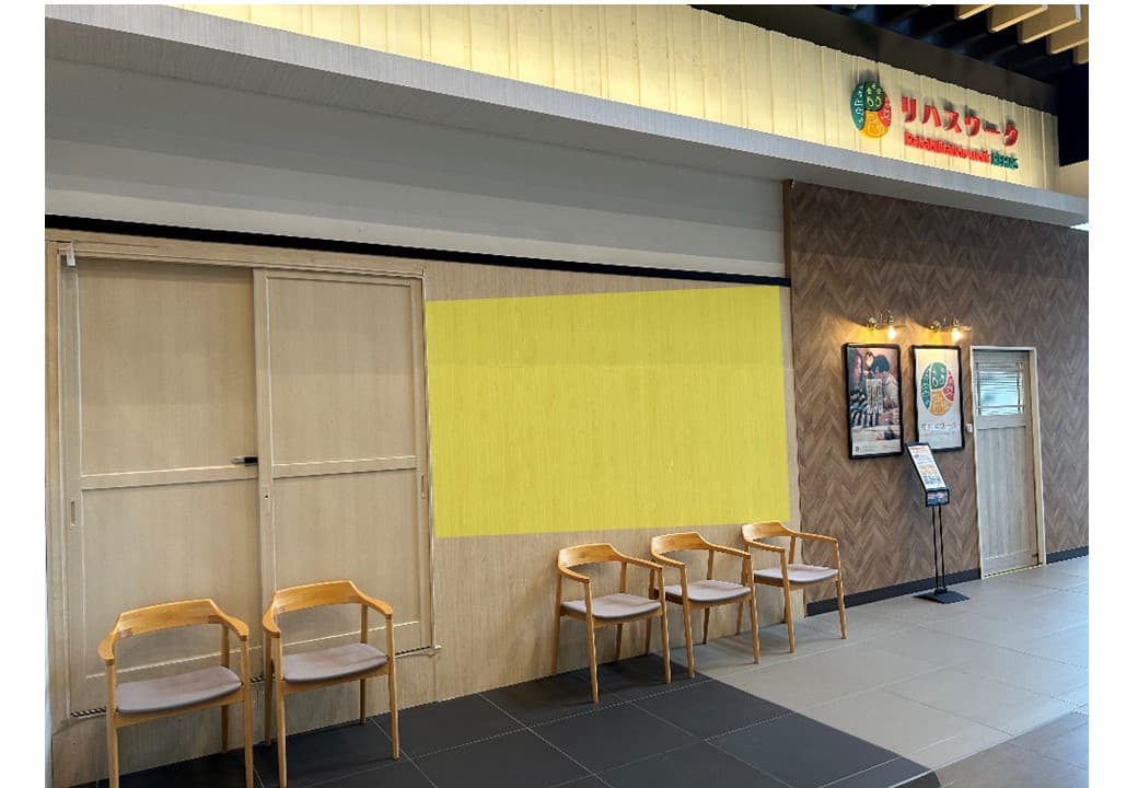 モール内広告 仮囲い壁(レストラン街②)