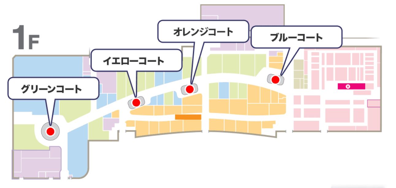 1F オレンジコートの図面・フロアマップ