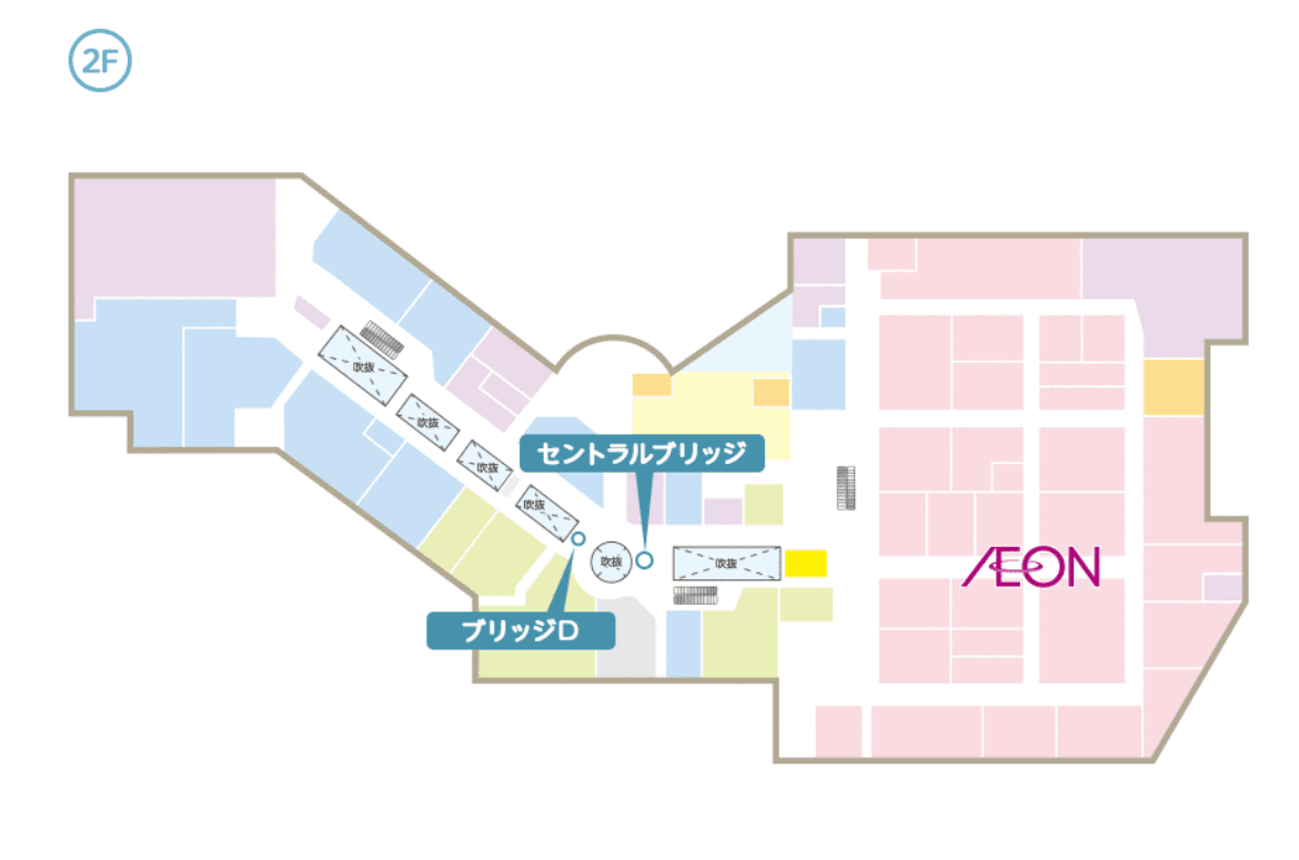 2FブリッジDの図面・フロアマップ