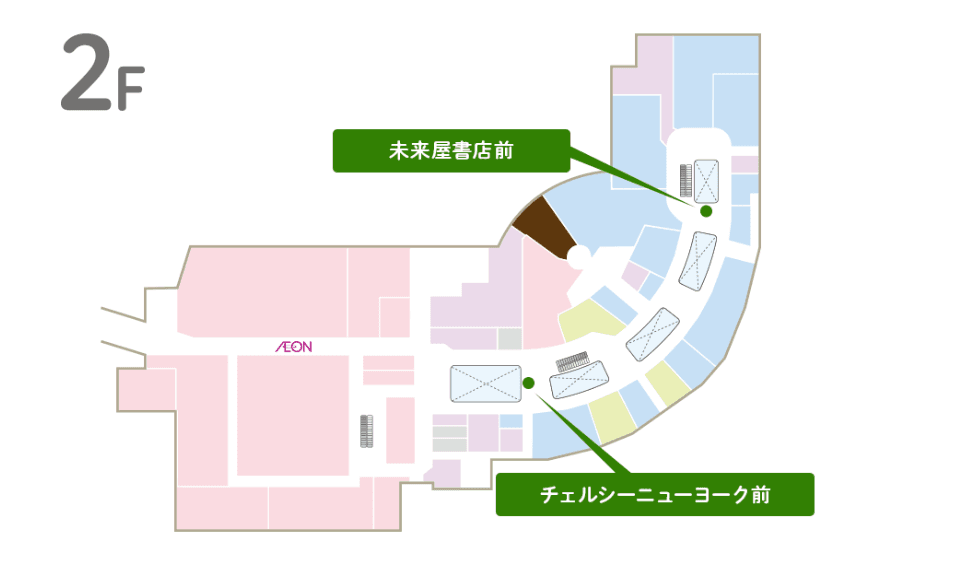 未来屋書店前 ブリッジスペースの図面・フロアマップ