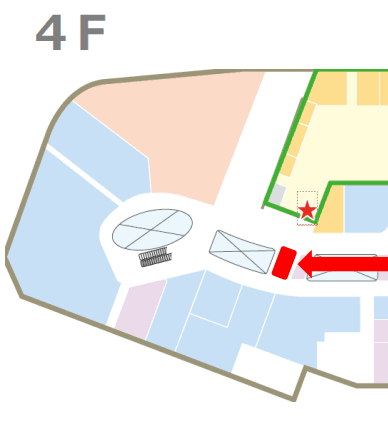 4F-②の図面・フロアマップ