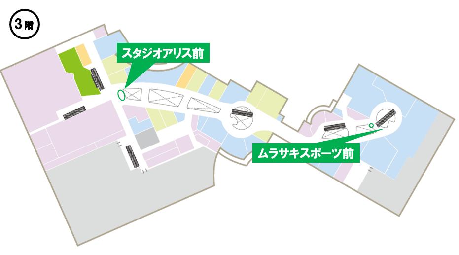 ムラサキスポーツ前の図面・フロアマップ