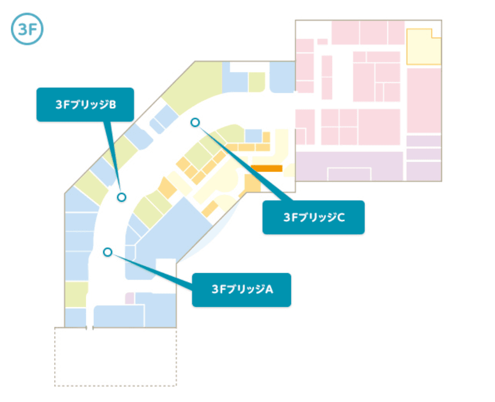 3階ブリッジBの図面・フロアマップ