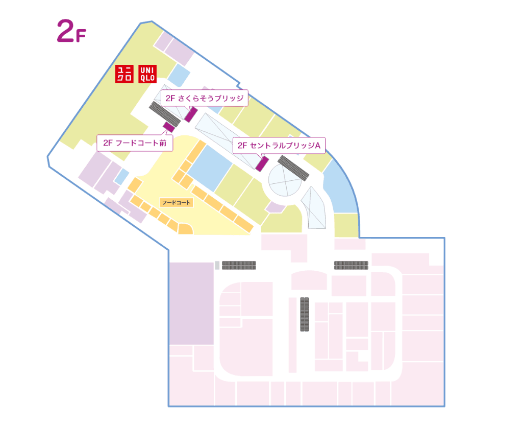 2F さくらそうブリッジの図面・フロアマップ