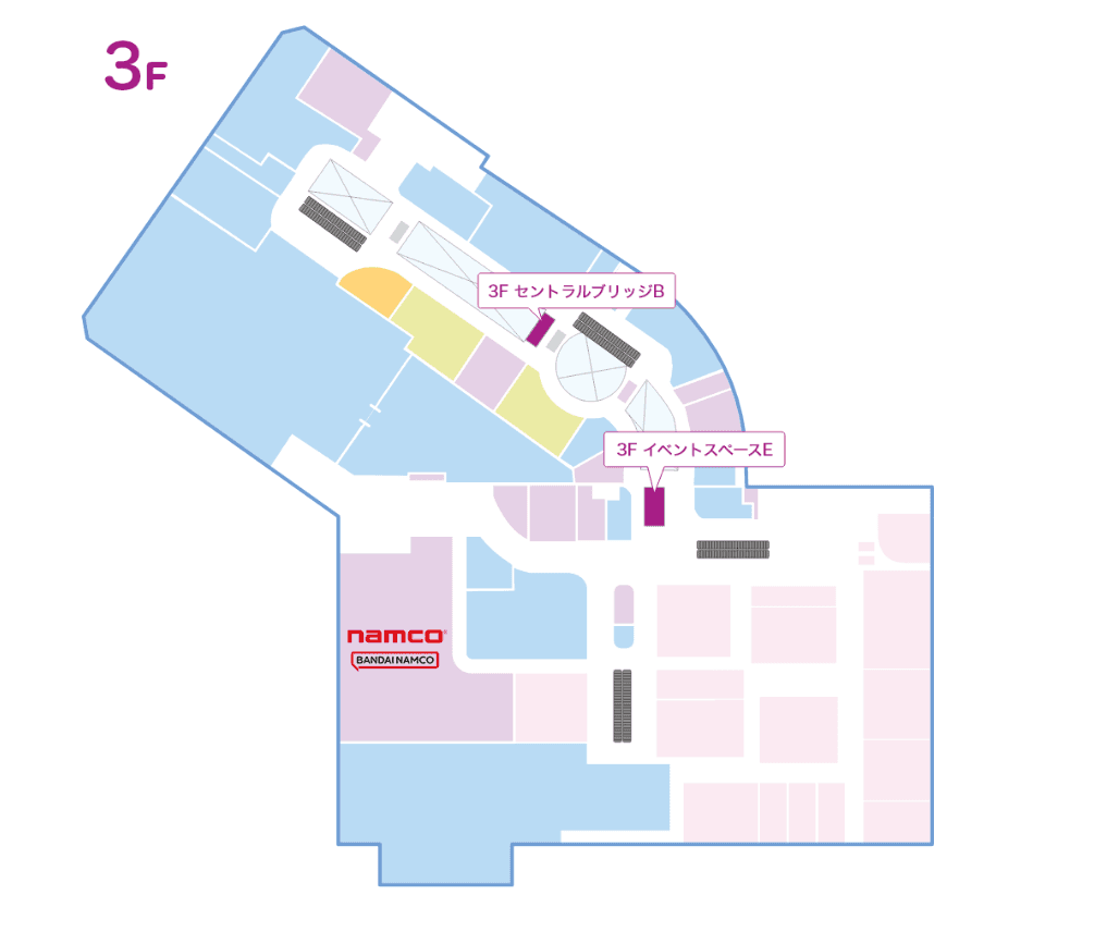 3F セントラルブリッジBの図面・フロアマップ