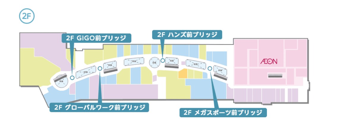 2FGiGO前ブリッジの図面・フロアマップ
