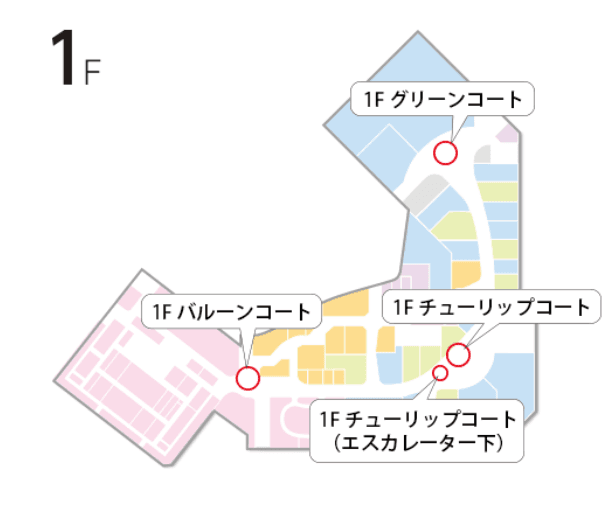 1F バルーンコートの図面・フロアマップ