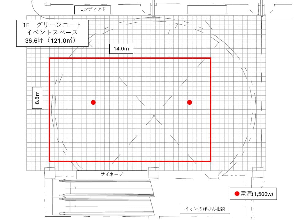 グリーンコートの図面・フロアマップ1