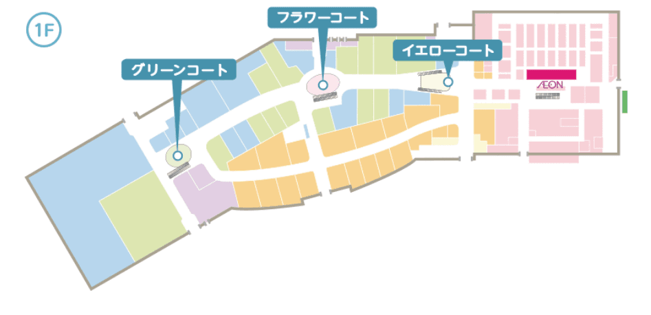 1F イエローコートの図面・フロアマップ1