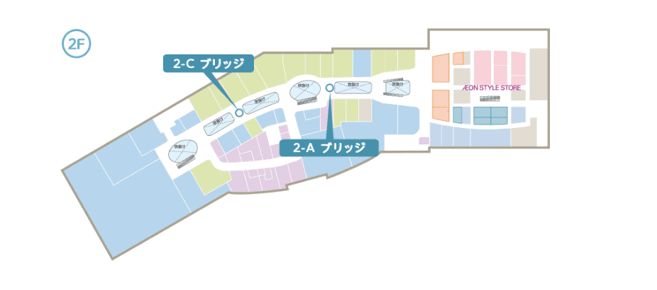 2-Cブリッジ(ビラボン前)の図面・フロアマップ