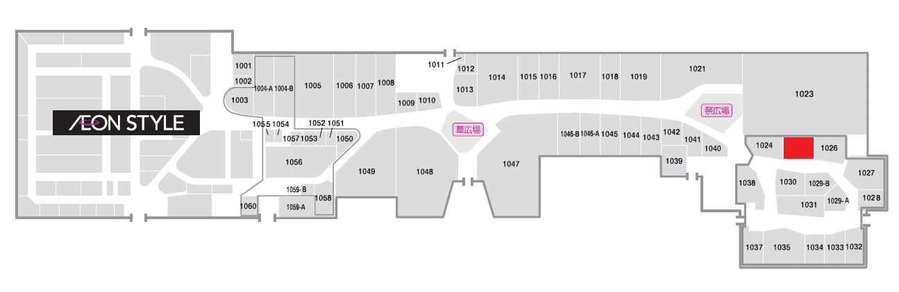 入店率の高い入口&イベント会場近くのレストラン街の区画 専用面積45.98坪の図面・フロアマップ1