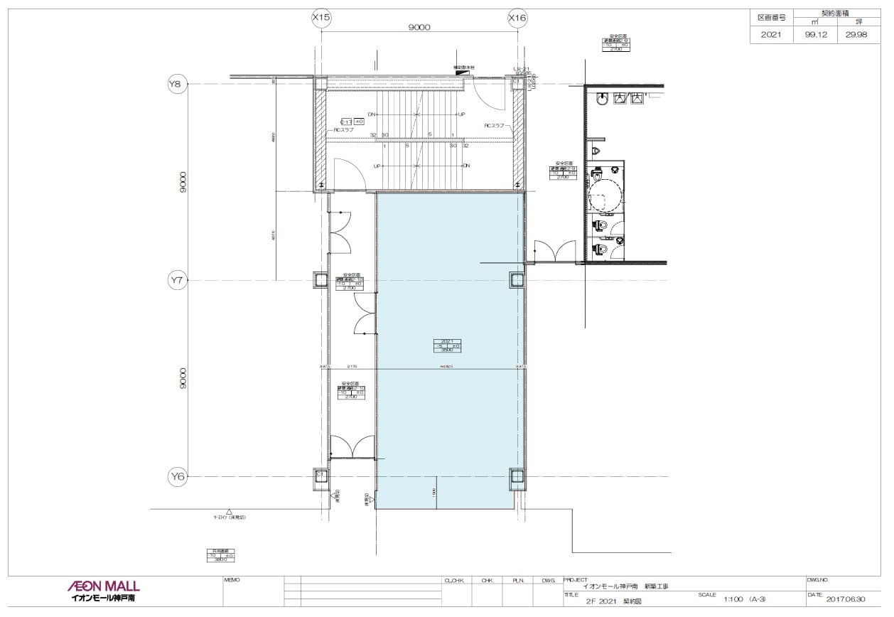 2021区画 立体駐車場入ってすぐ。の図面・フロアマップ1